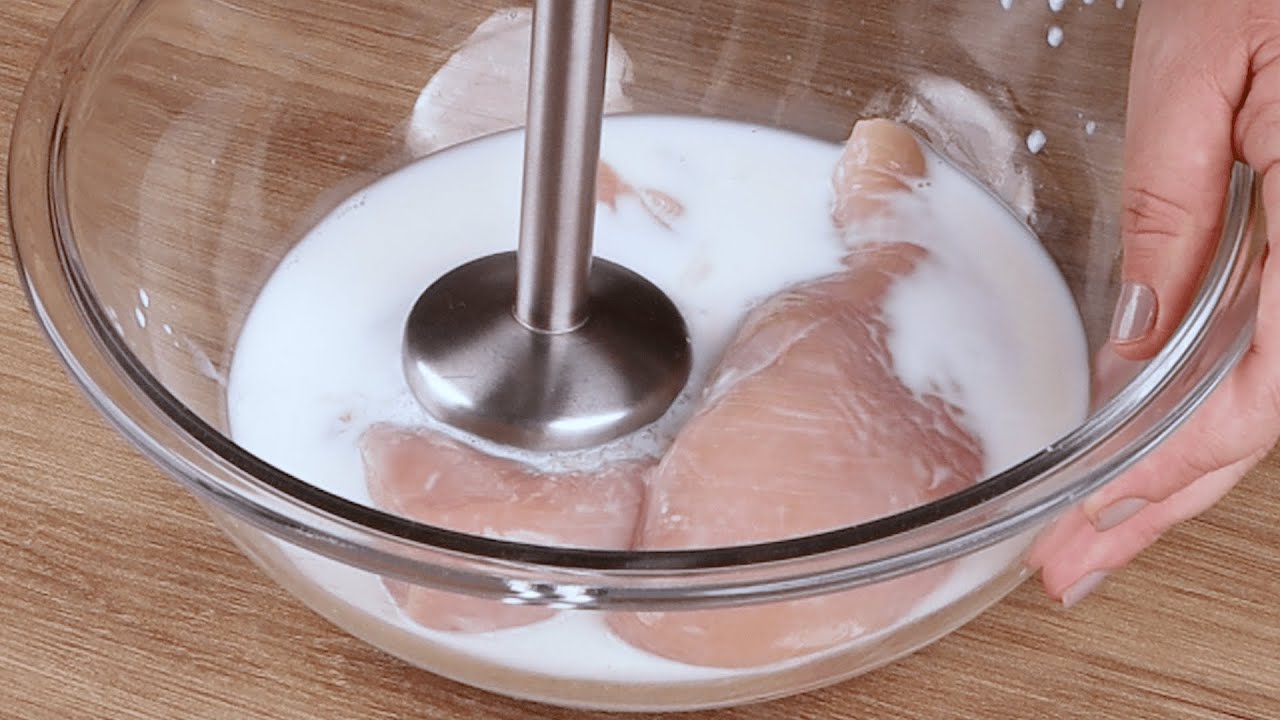 Bate leche con pollo y el resultado te sorprenderá