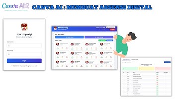 Cara Membuat Absensi Digital Otomatis dengan Canva AI | Praktis untuk Guru dan Kelas!