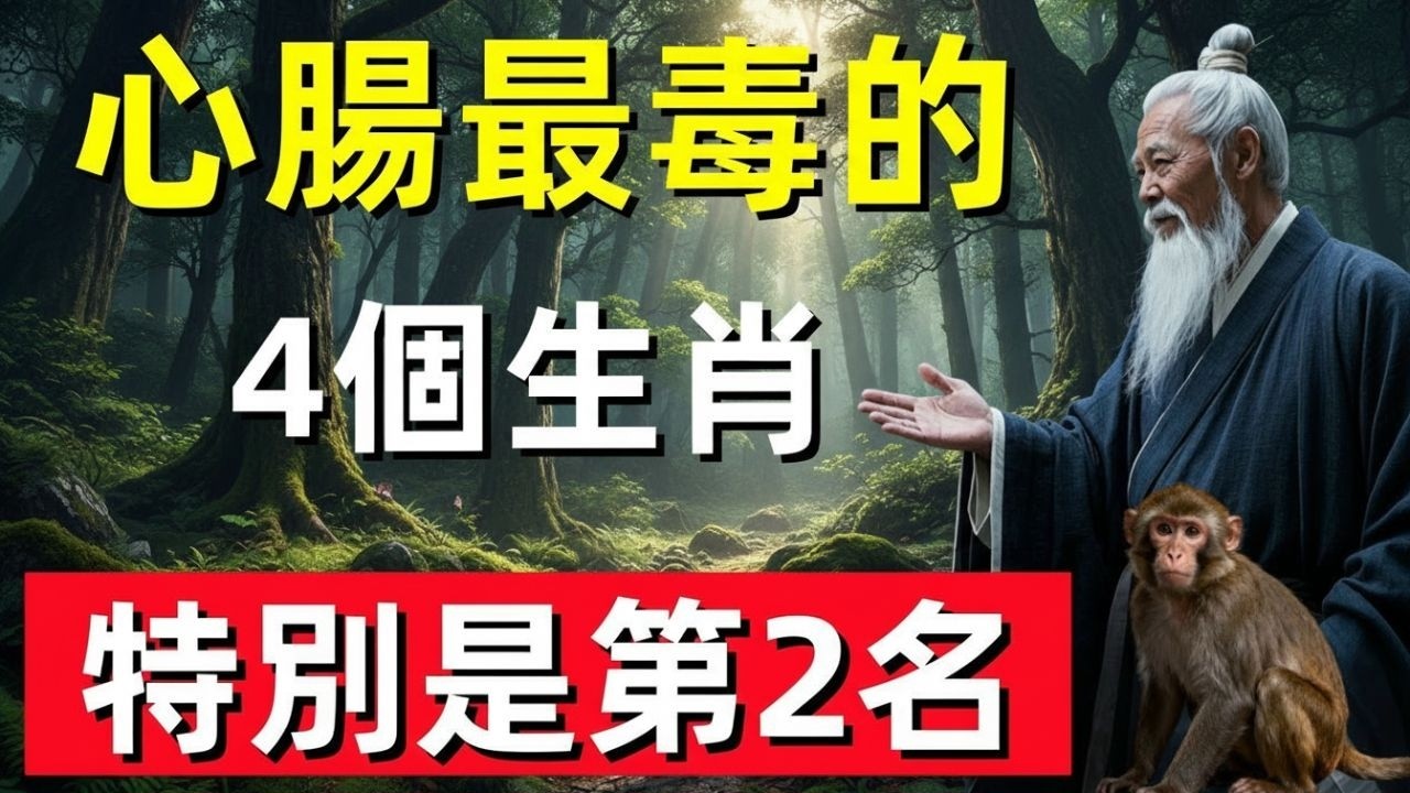 千萬要注意！心腸最毒的4個生肖，特別是第2名，內心凶殘心眼太壞！#修行思維 #修行 #福報 #禪 #道德經 #覺醒 #開悟 #禅修☯