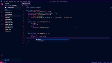 Factorial Iterative Function in Java