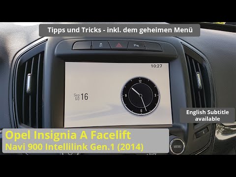 Opel Insignia A Facelift - Советы и хитрости для Navi 900 Intellilink Gen.1 (2014)