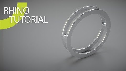 Rhino 3D Learning for beginner Ring #02