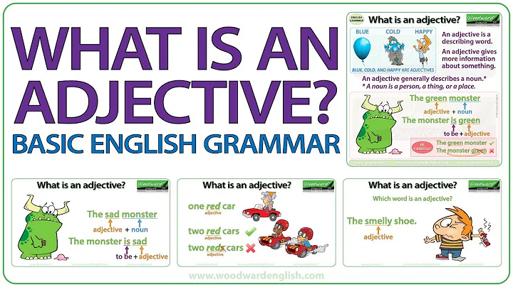 What is an adjective? | Learn English Grammar | Adjectives in English | Woodward English