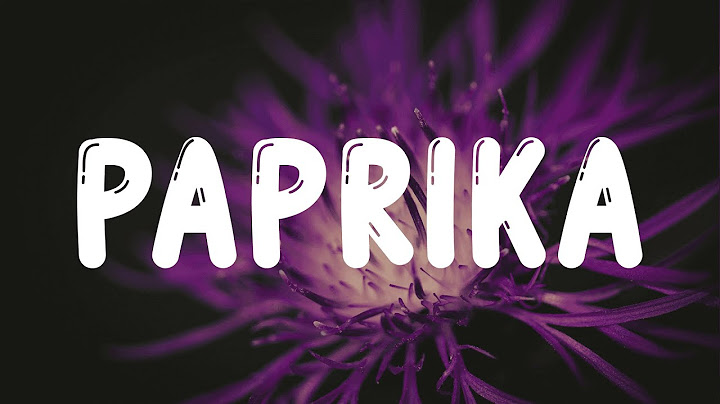 Ghali - Paprika (Sanmero 2024) | Testo/Lyric