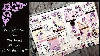 Plan With Me |Print Pression B6 feat: The Sweet Planner |It’s My Birthday |Tiffsplanit