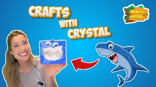 🦈 Turn a Tissue Box into a Shark! | Easy Ocean Eco Craft for Kids 🌊