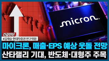 마이크론, 매출·EPS 예상 웃돌 전망, 산타랠리 기대, 반도체·대형주 주목ㅣ#마이크론 #오라클 #브로드컴 #삼성전자 #SK하이닉스