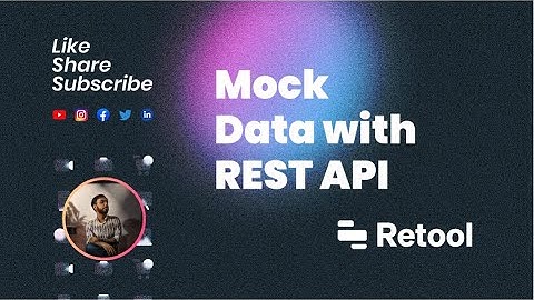 Mock Data with REST API for testing | Retool