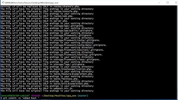 comment connecter un projet Laravel sur GitHub