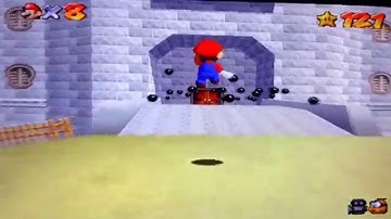 Super Mario 64 Cheat Code create fire spewers