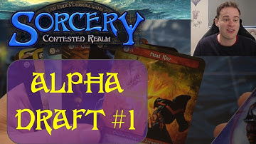 Sorcery TCG - Alpha Draft with Pick by Pick Commentary #sorcerytcg