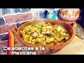 CALABACITAS A LA MEXICANA CON QUESO Y ELOTE. (RAPIDAS Y RICAS)