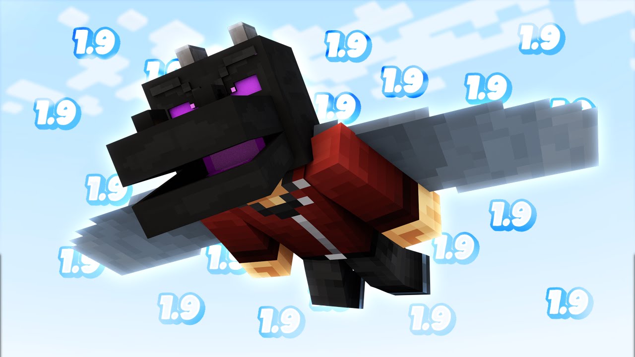 I'M A DRAGON! (Minecraft 1.9 PvP & Elytra Wings)