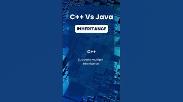 C++ Vs Java | Inheritance #coding #cpp #java #programming #javaprogramming #shorts