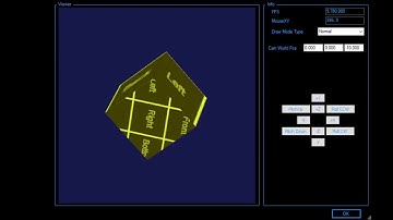 DirectX 11 tumbling cube.
