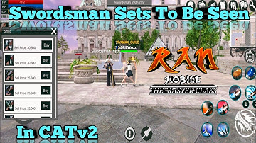 Ran Mobile: The Master Class | Swordsman Armor Sets in Close Alpha Test V2