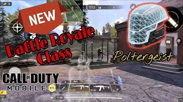 *New* Battle Royale class Poltergeist test server gameplay highlights | Cod Mobile...