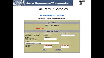 Self-Issue Permits Program, Video 24