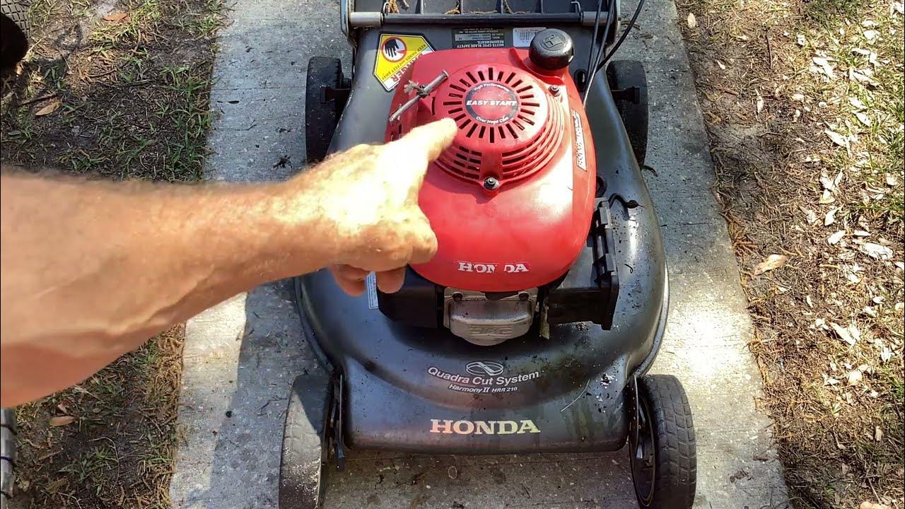 2007 Honda HRR2162SDA with stuck intake valve..Will it start and