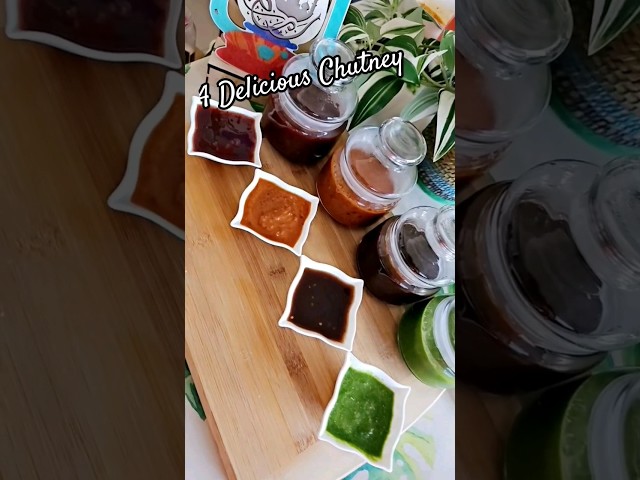 4 Types Delicious Chutney Recipe Ramadan Special #chutneyrecipe #short class=