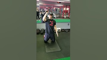 Kneeling Single Arm Push Press