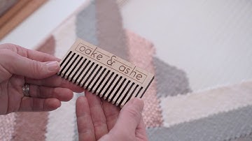 How to Use a Weaving Comb