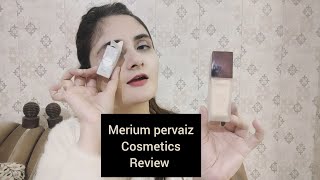 Merium Pervaiz cosmetics review|| honest review on merium cosmetics by moqadas haider