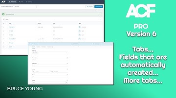 ACF Version 6 - Cleaner interface - more tabs - fields automatically created by a faulty repeater...