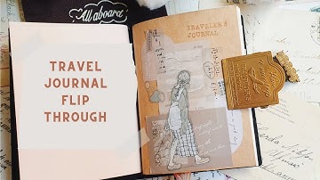Travel journal flip though, Traveler