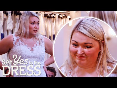 "It Makes Me Look Enormous" Bride Struggles With Confidence While Shopping | Say Yes To The Dress UK