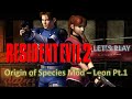 Lets play re2 origins of species mod  leon pt1