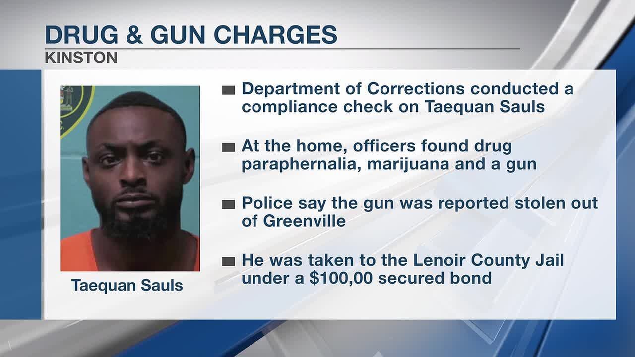 Kinston man on probation facing additional drug and gun charges - YouTube