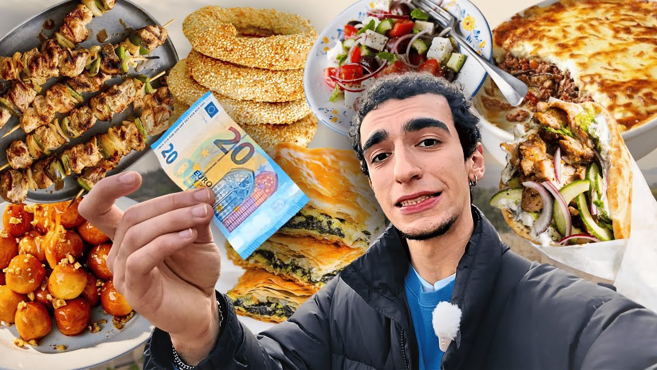 Cosa Puoi Mangiare ad Atene con 20€?🇬🇷