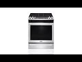 Maytag 5-Burner 5.8-cu ft Self-Cleaning Slide-In Convection Gas Range (Stainless Steel)
