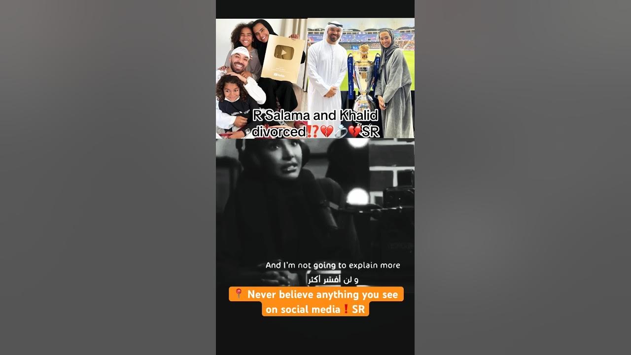 R Khalid & Salama still together or divorced⁉️respectsocialmedia marriageviral