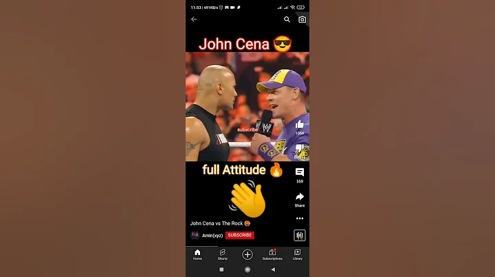 jhon Cena full angry with rock