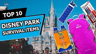 Top 10 Disney Park Survival Items