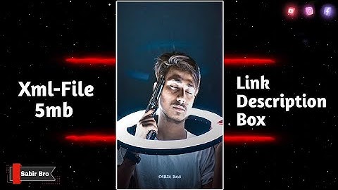 New Attitude Trend Xml 😈 New Trend Preset 📄 Xml File 🔰 Sabir Bro 🤍 #xml #alightmotion #sabirbro