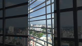 Mymensing city view 18th floor balcony 😍🖤|#shorts #vairalvideo #city #cityview