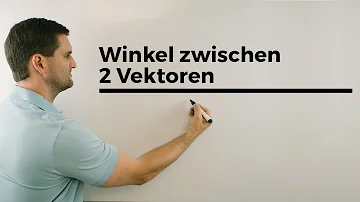 Wie groß ist der Winkel zwischen den Vektoren?