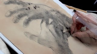 ASMR Drawing Lesson - Hands Part 1 (soft spoken, sketch sounds) screenshot 4