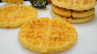 GOFRES SIN HARINA CON SOLO 3 INGREDIENTES / WAFFLE SIN HARINA by recetas de casa LM light 2,009 views 3 months ago 5 minutes, 48 seconds