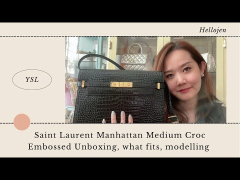 My Saint Laurent YSL Small Manhattan Bag Review – FORD LA FEMME