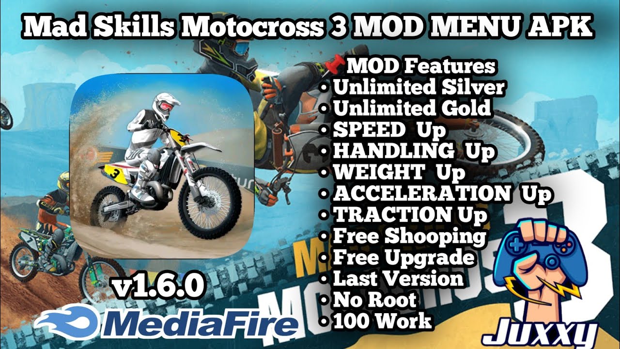 Mad Skills Motocross 3 MOD MENU APK Terbaru 2022 v1.6.0 - YouTube