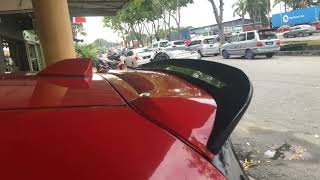 Myvi 2018 2021 Duck Tail Lip Spoiler With Paint