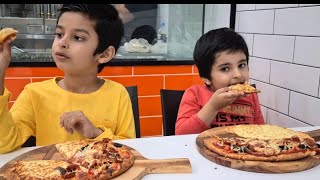 Kids eating Pizza from the local Pizza shop | Mr. Peri Peri