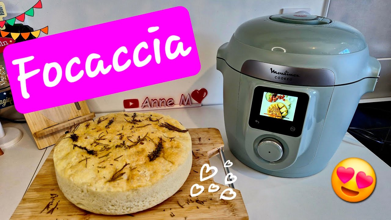 Pain Italien facile : Focaccia au cookeo 10en1 et à l'extra crisp!