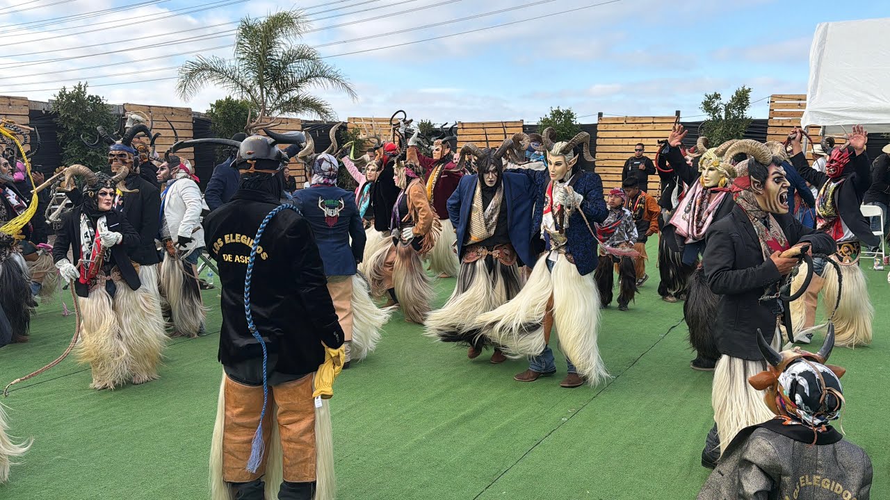 Bailada de Diablos en Fiesta Patronal de San Judas Tadeo