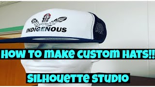 how to make custom hats with your silhouette cameo