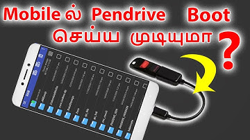 Android mobile பயன்படுத்தி எப்படி Windows os ?  Pendrive Boot செய்வது ?